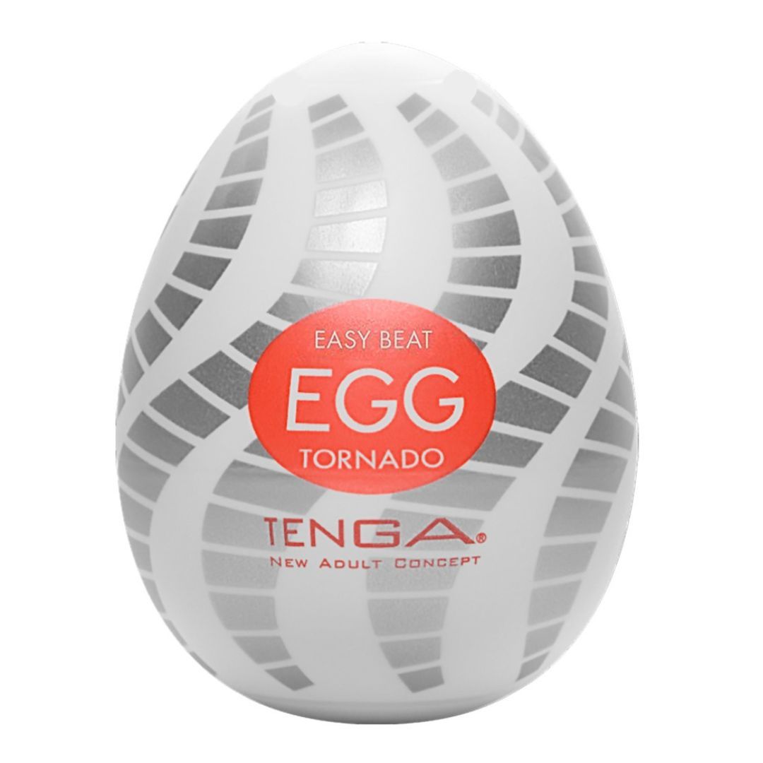 Tenga Ei Masturbator „Egg Tornado“ mit Spiralrillen-Struktur