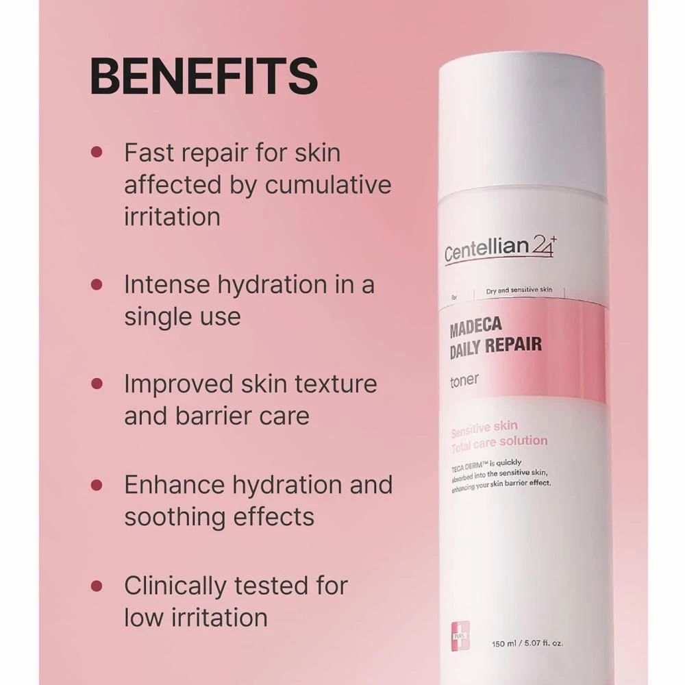 CENTELLIAN24 Madeca Daily Repair Toner – Feuchtigkeitsspendender Gesichtstoner mit Centella