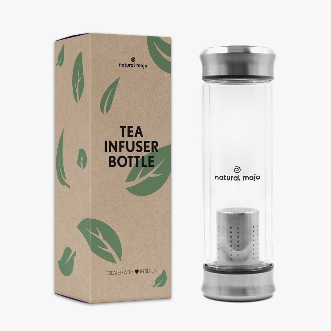 natural mojo tea infuser bottle