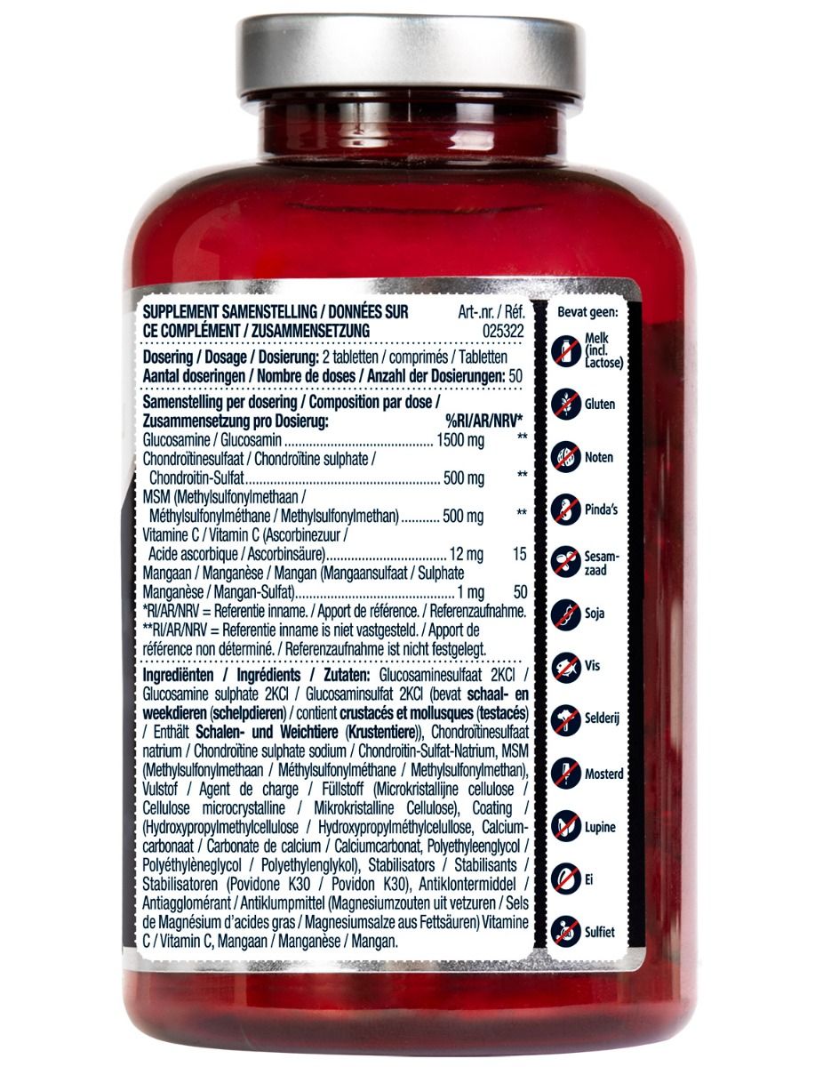 Lucovitaal Glucosamin Chondroitin MSM