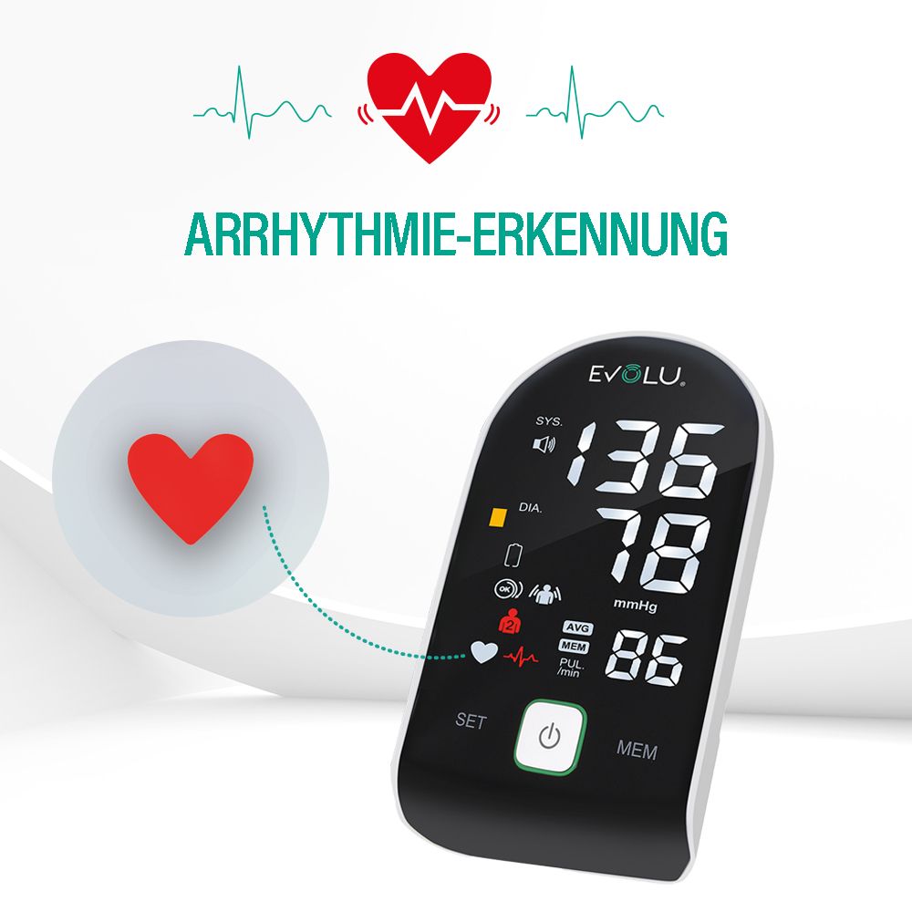 INTELLIGENT Oberarm-Blutdruckmessgerät Black Edition