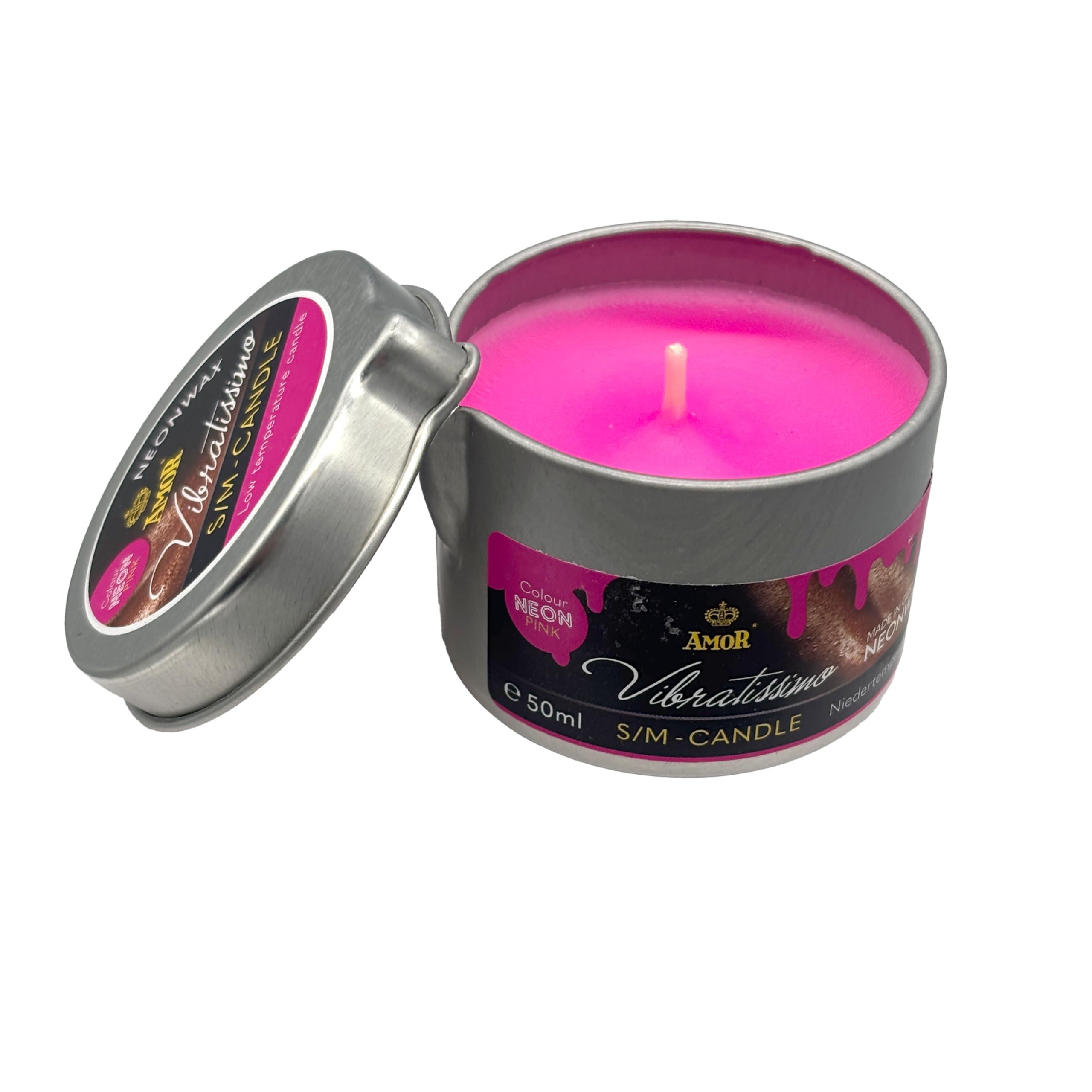 Vibratissimo S/M Kerze Neon Pink 50 ml