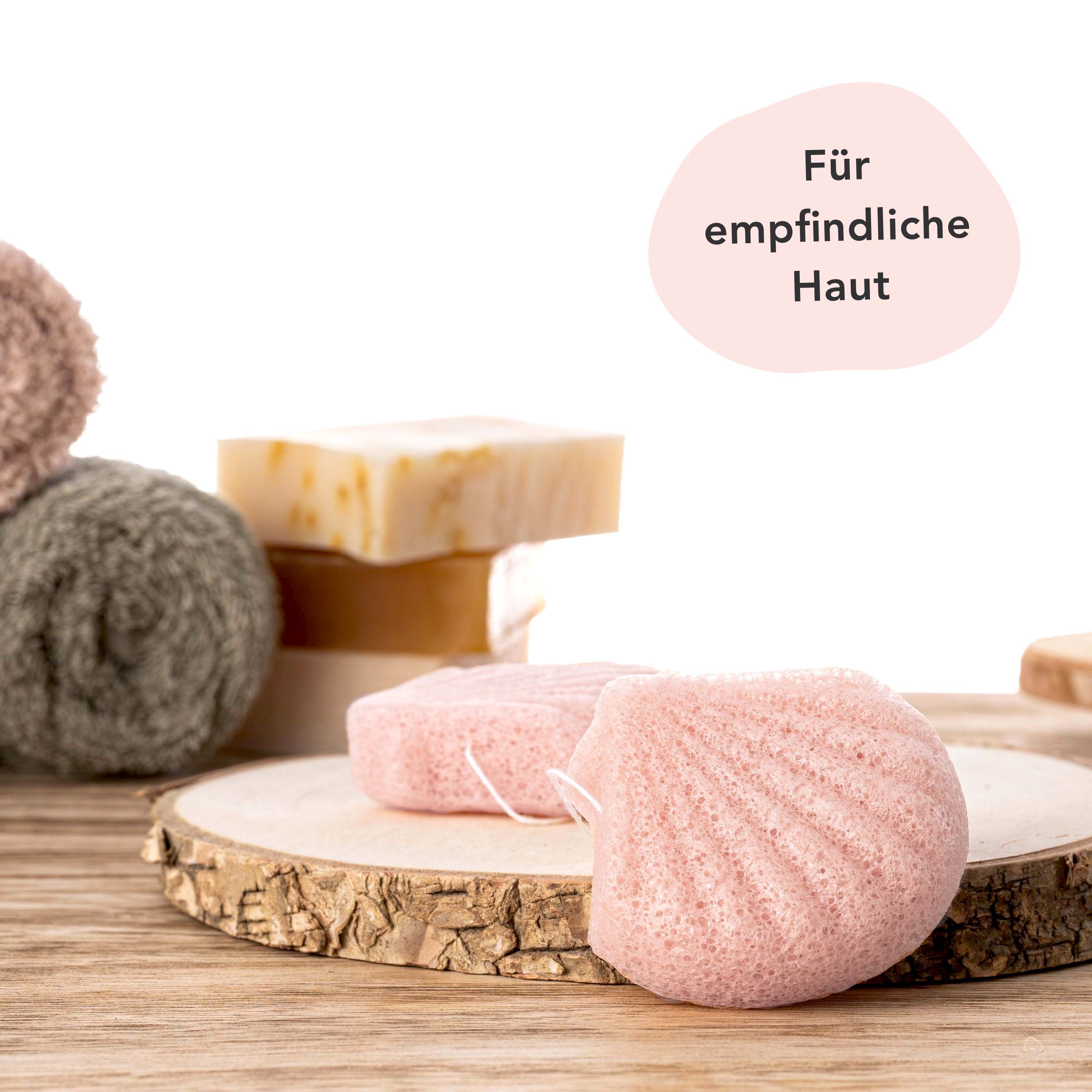 FACES OF FEY Konjac Sponge - rosa Tonerde