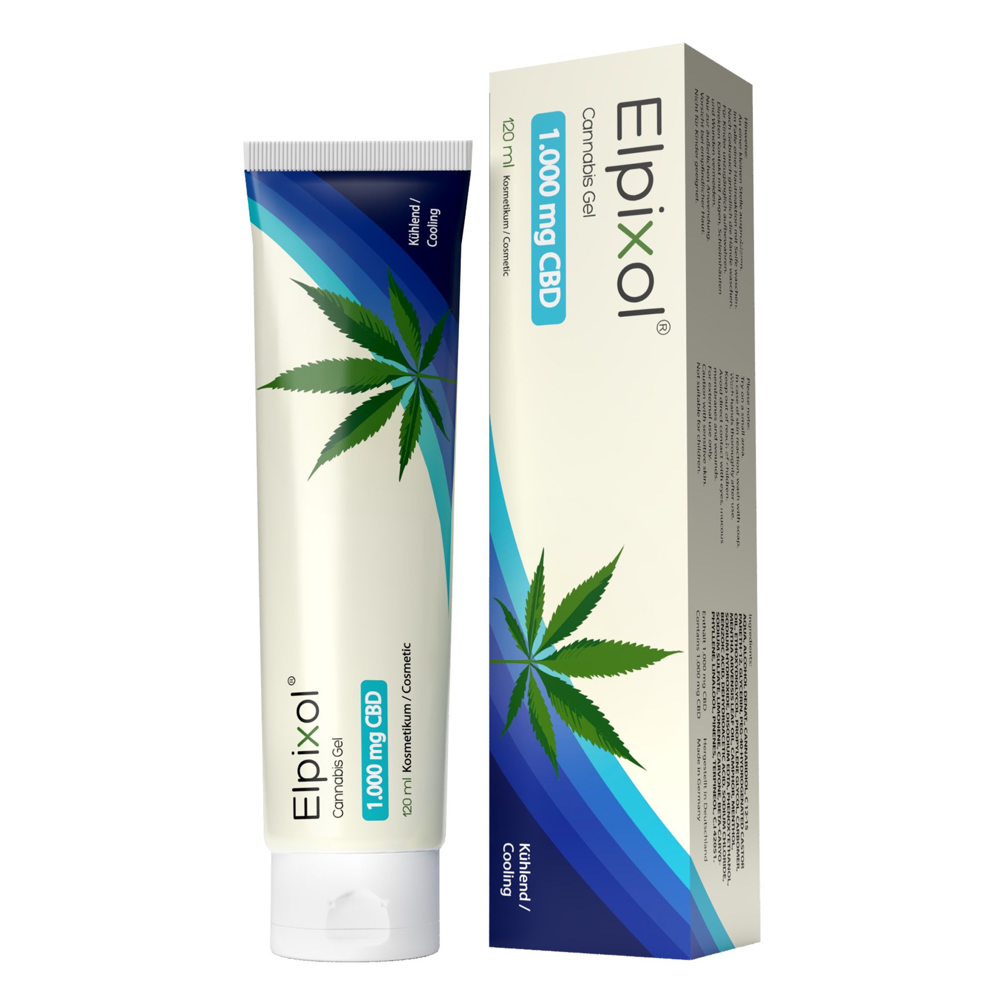 ELPIXOL® Cannabis Gel mit 1.000 mg CBD – Kühlgel