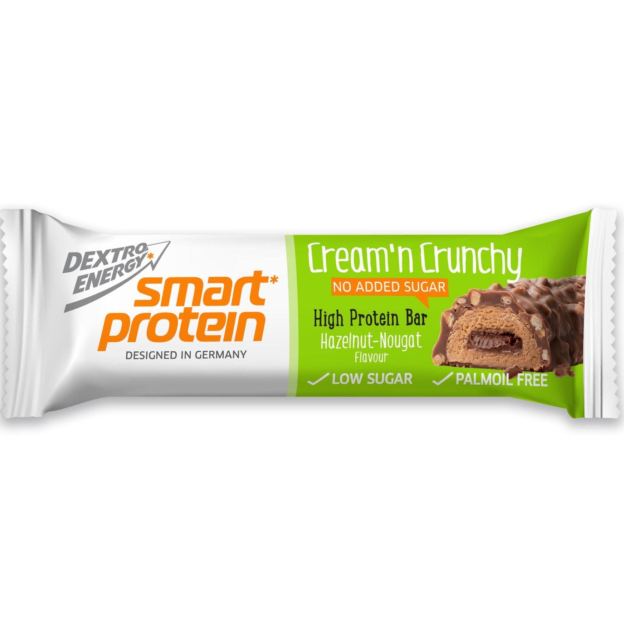DEXTRO ENERGY Smart Protein Cream'n Crunchy - Hazelnut-Nougat