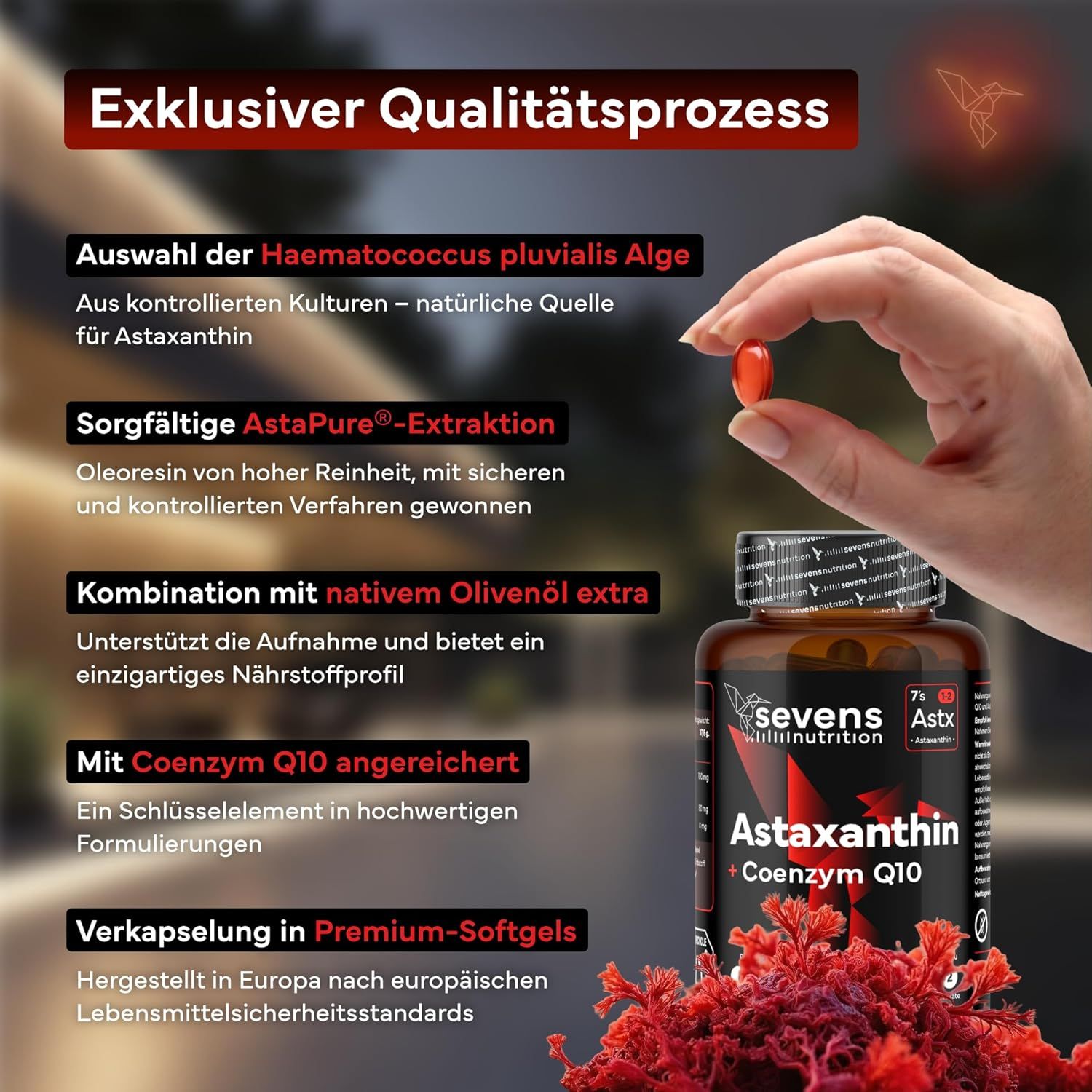 SEVENS NUTRITION Astaxanthin Kapseln
