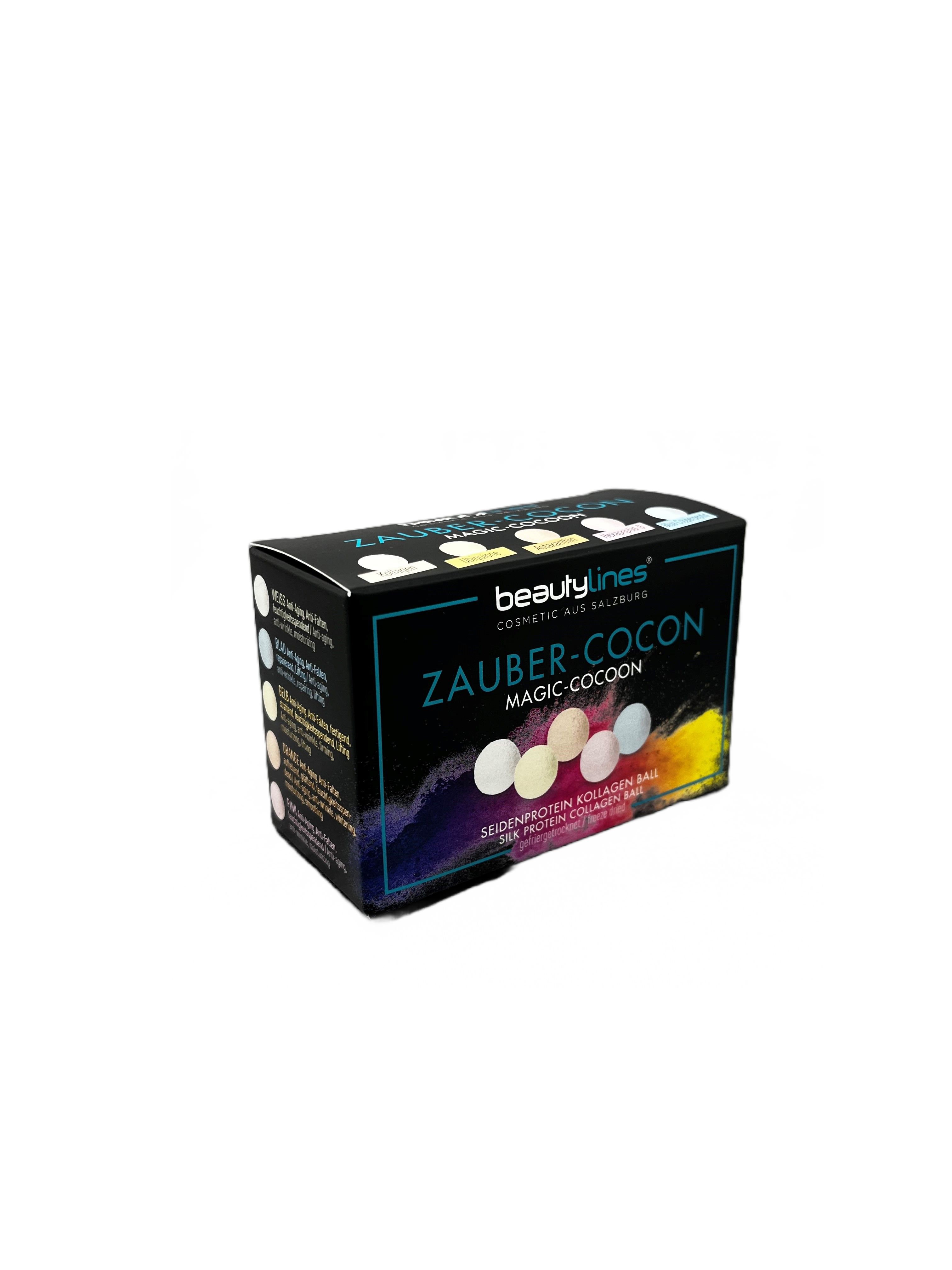 beautylines Zauber Cocon gefriergetrockneter Seidenprotein Kollagen Ball