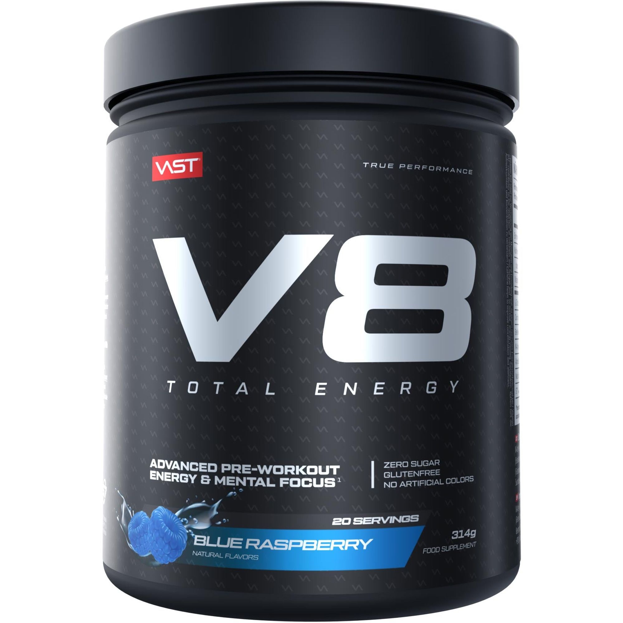 Vast V8 Total Energy - Pre Workout Booster