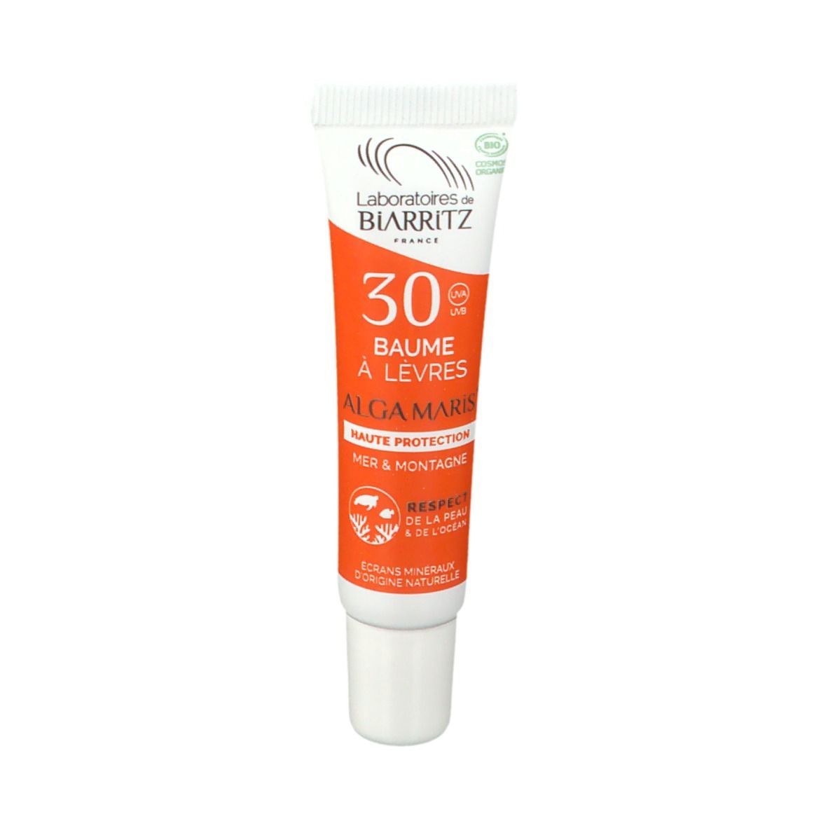 Laboratoires de Biarritz Algamaris Bio-Baume à Lèvres SPF 30