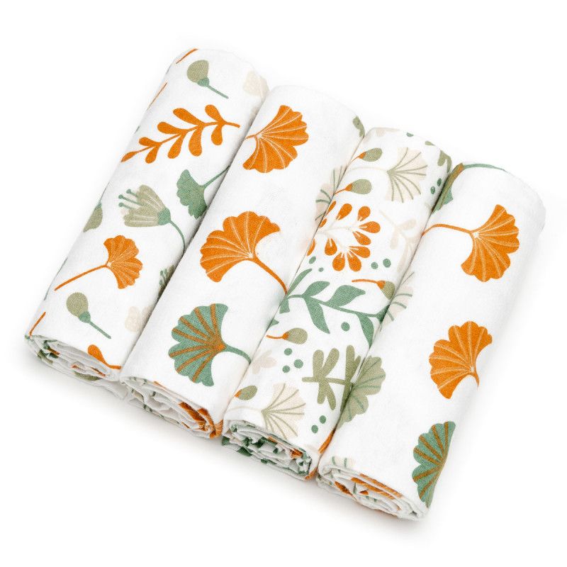 T-TOMI Stoffwindeln Ginkgo leafs