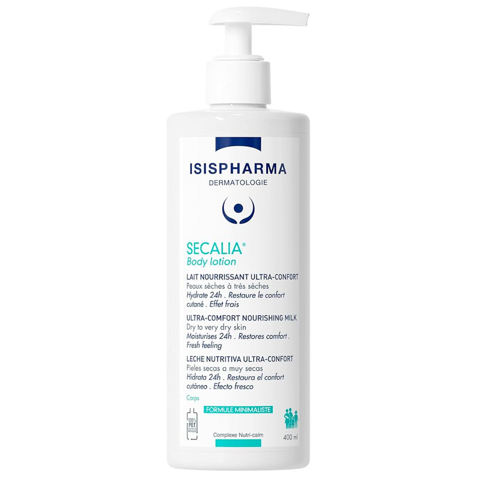 Isispharma Secalia Body Lotion Nährende Milch Ultra-Comfort 20,2x6x6 cm