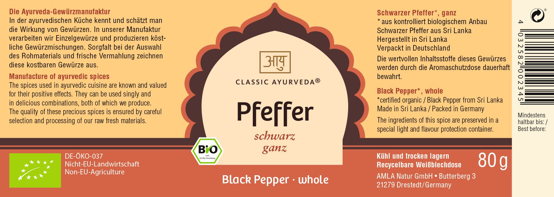 Classic Ayurveda - Pfeffer