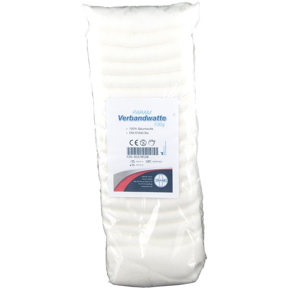 PARAM Verbandwatte 100 % Baumwolle