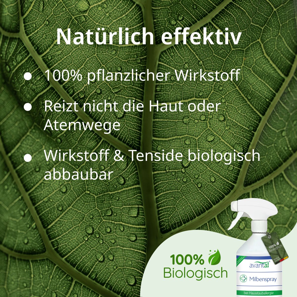 avantal® Anti-Milben-Set Milbenspray und Waschmittel gegen Milben 1 St