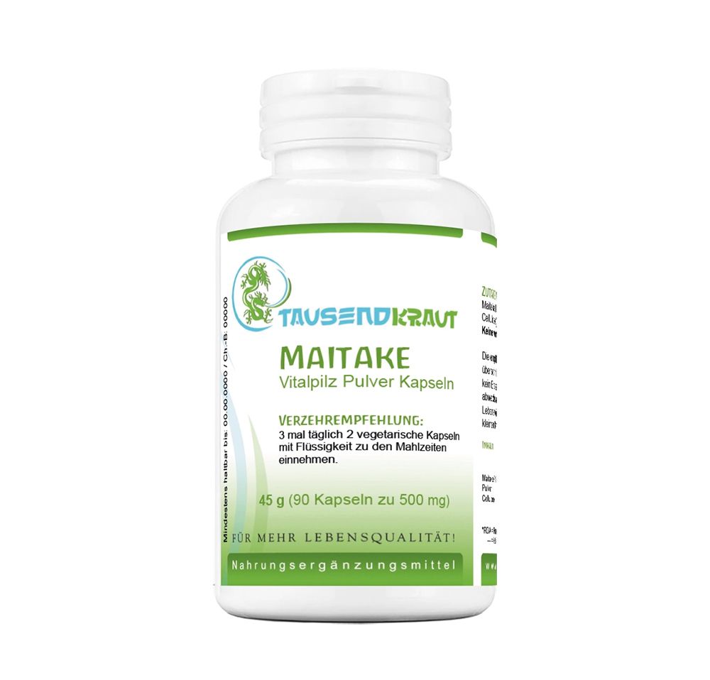 Tausendkraut Maitake Pulver Kapseln