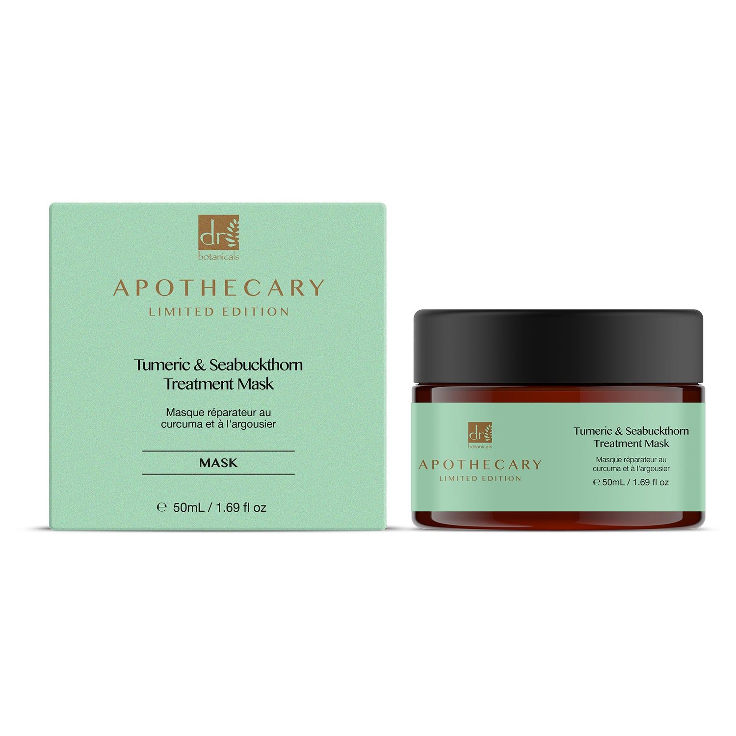 Dr Botanicals Tumeric & Seabuckthorn Treatment Mask