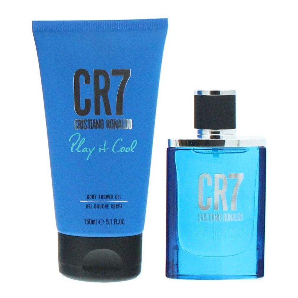 Cristiano Ronaldo CR7 Play It Cool Duschgel (150ml) und Eau de Toilette.