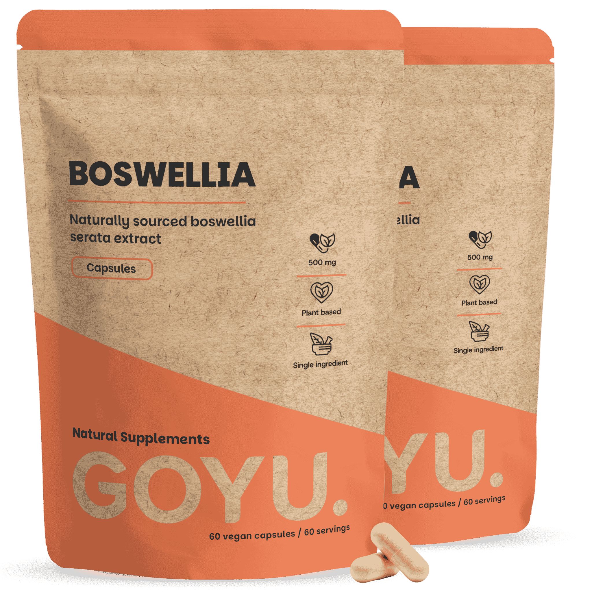 GOYU® – Boswellia Extract capsules 500 mg Combipack 120 Capsules