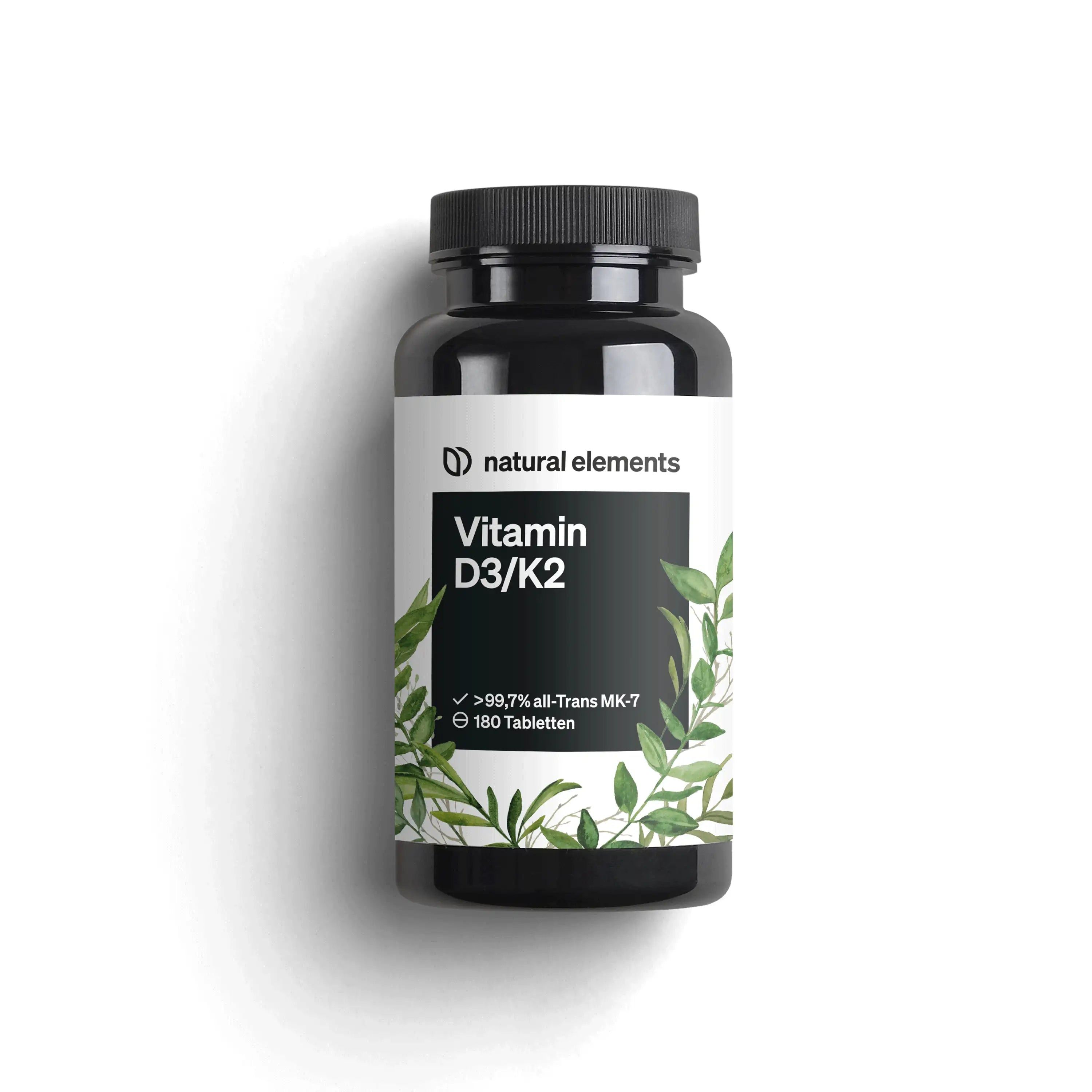 natural elements Vitamin D3 K2 - 5000 I.E.