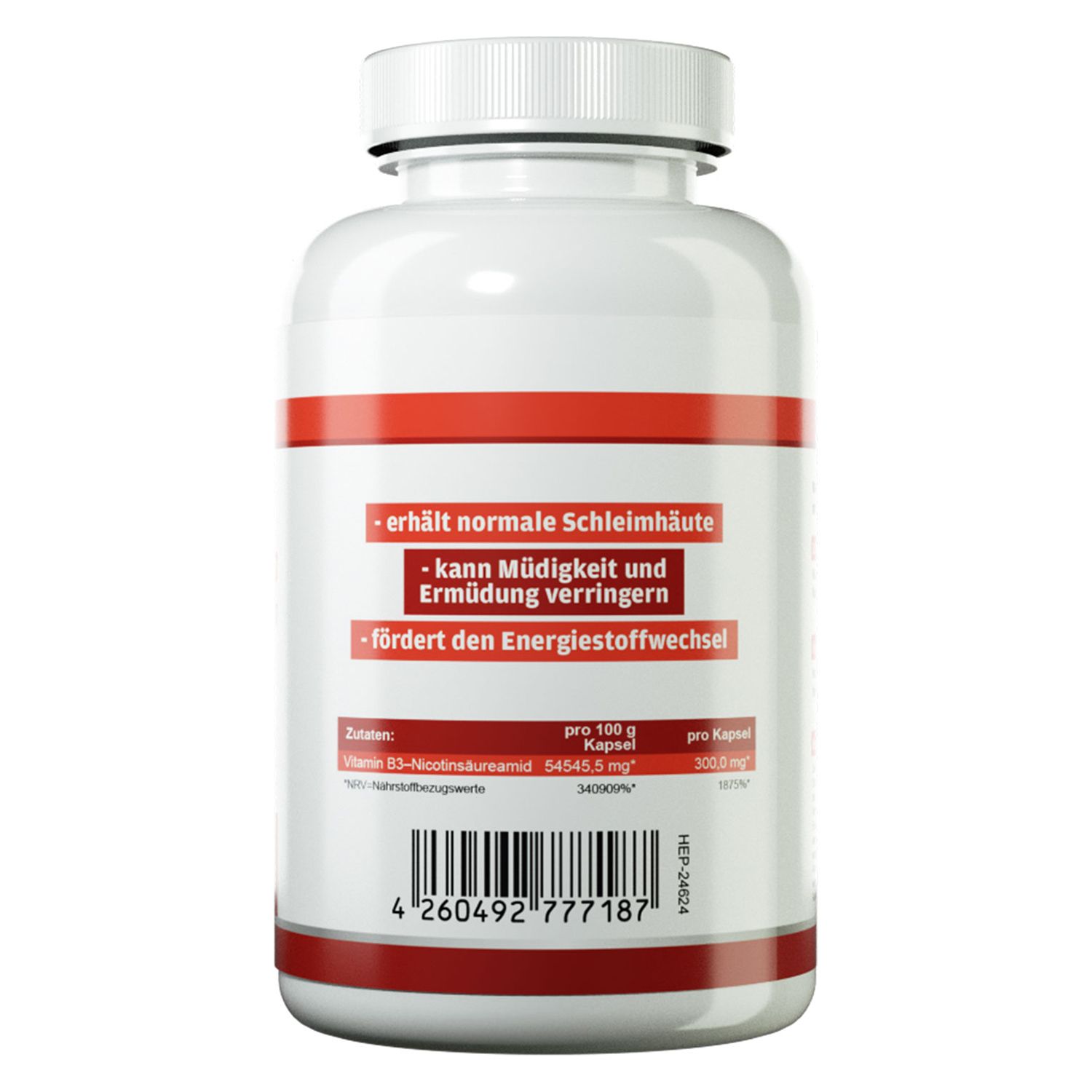 Health+ Vitamin B3 90 St Kapseln