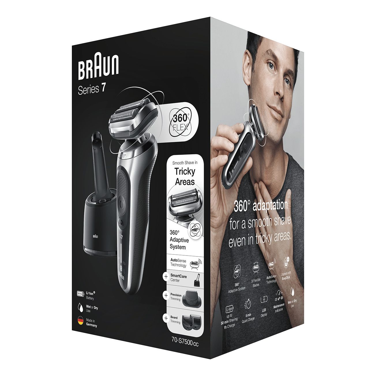 Braun Series 7 70-S7500cc Elektrorasierer Barttrimmer