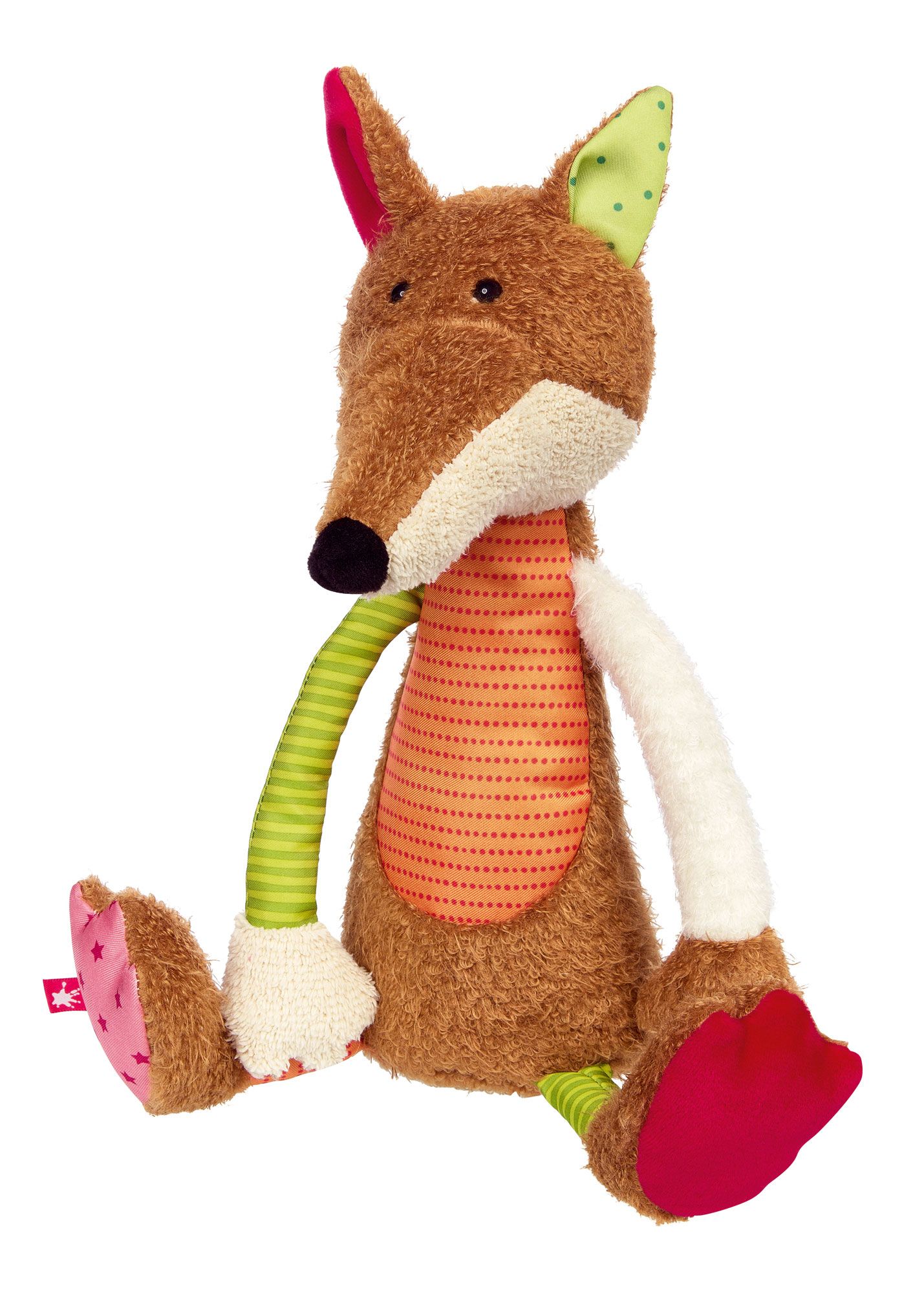 Peluche Tigre Patchwork Sweety Sigikid | Peluche synthétique