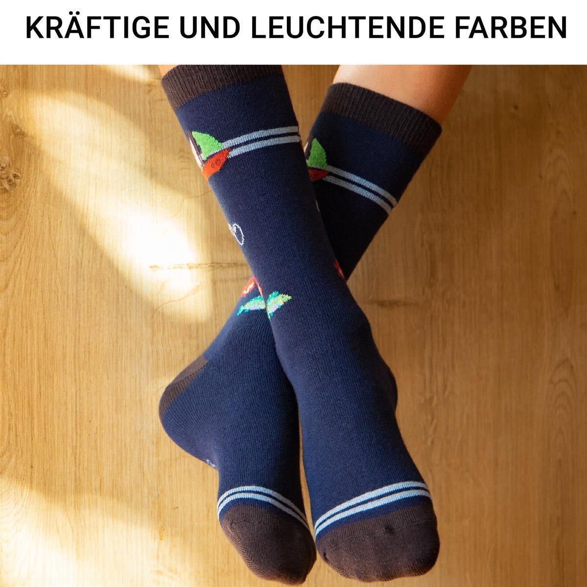 Occulto Kinder Baumwollsocken 8 St