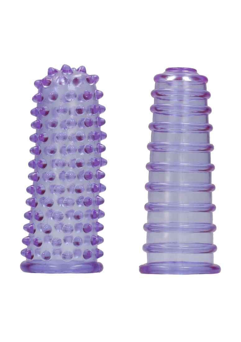 Lust Finger - Soft and Bumpy Sleeves - Purple