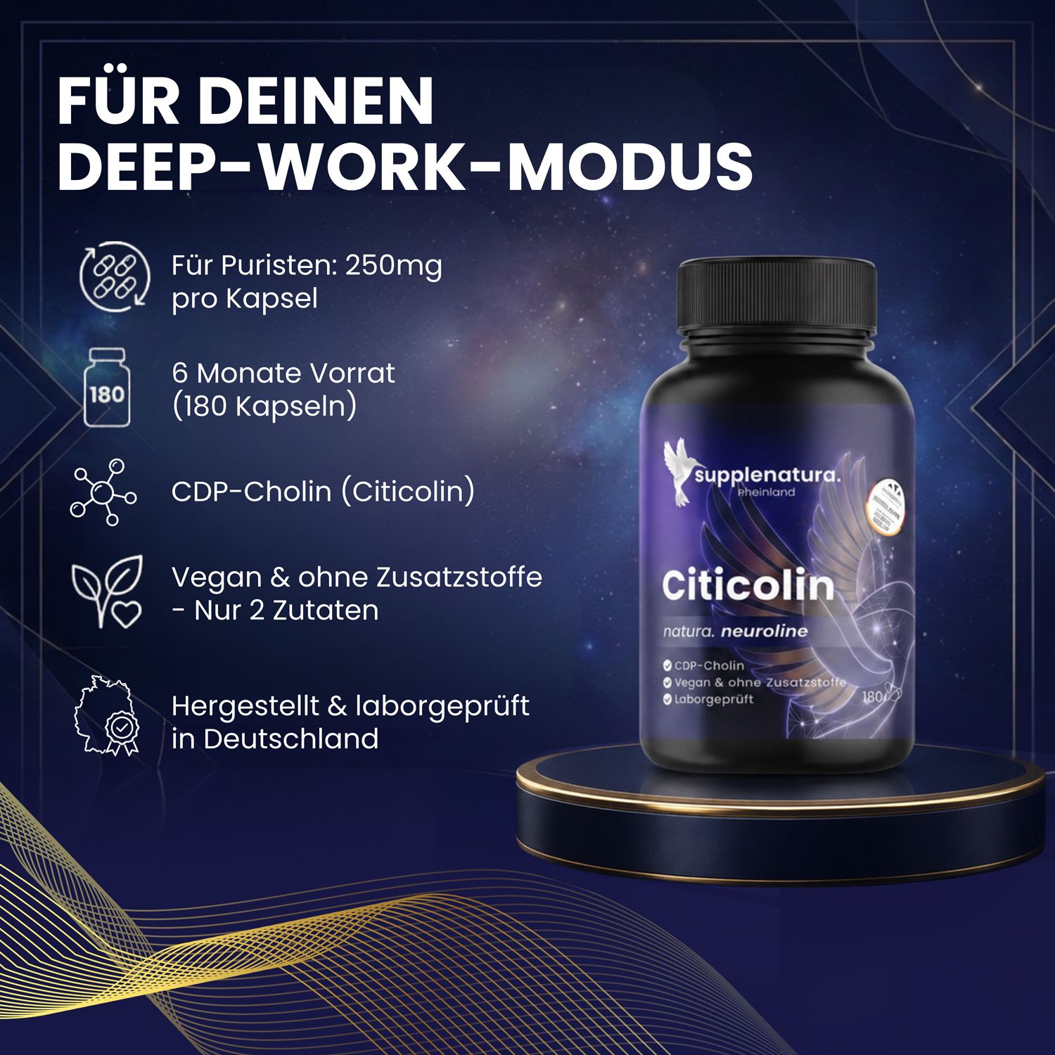 Supplenatura Citicolin CDP-Cholin