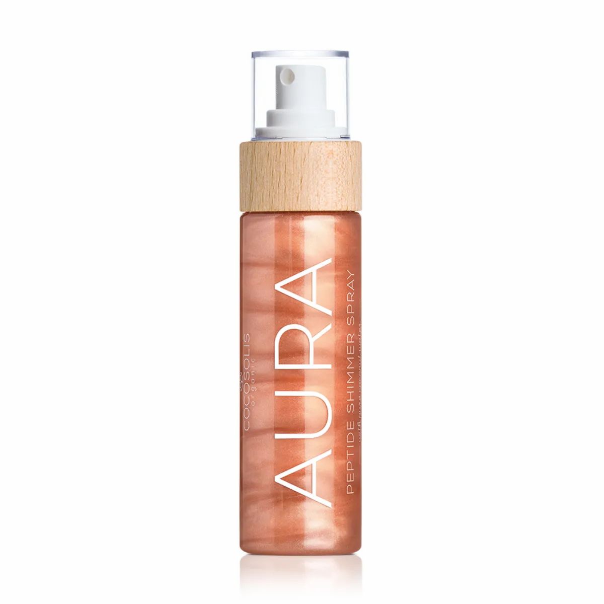 Cocosolis Aura Nude Peptid-Körperspray mit Schimmerpartikeln 100 ml