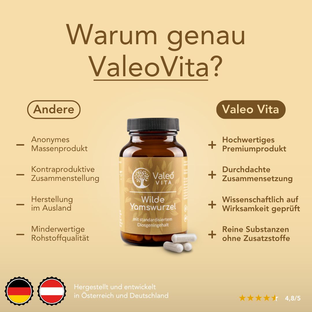Valeo Vita™ Yams Wurzel Kapseln