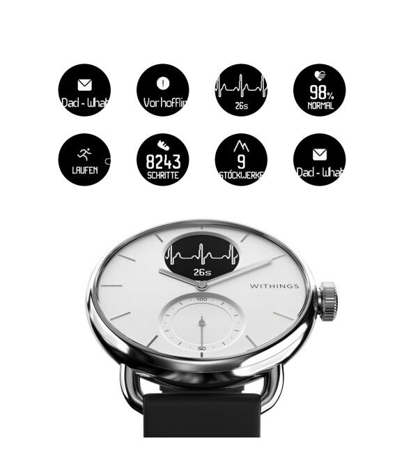 Pulsuhr / Tracker Withings - HWA09-model 1-All-Int - Hybriduhr -  - Scanwatch - 38 mm