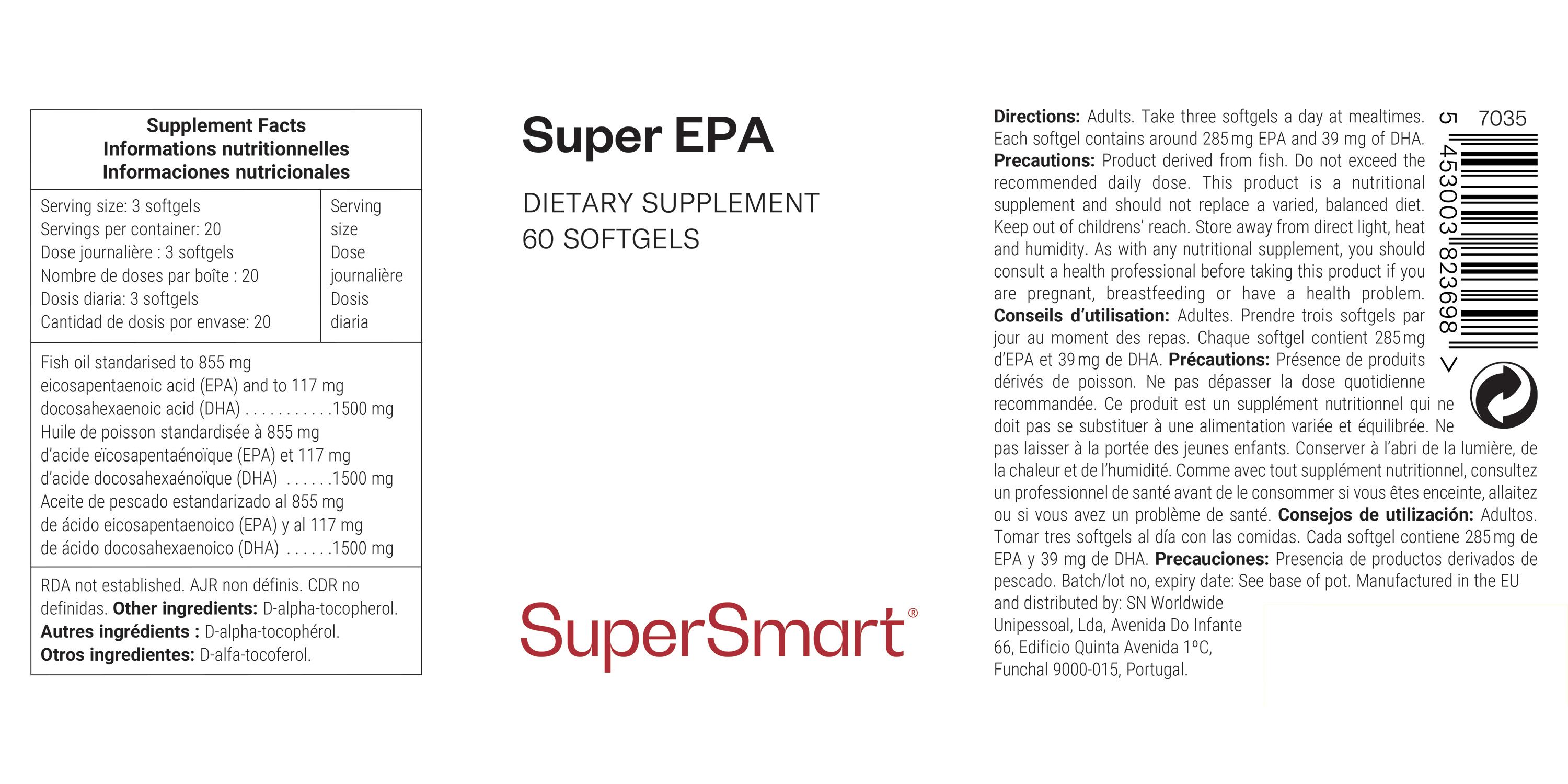 SuperSmart - Super EPA 60 St