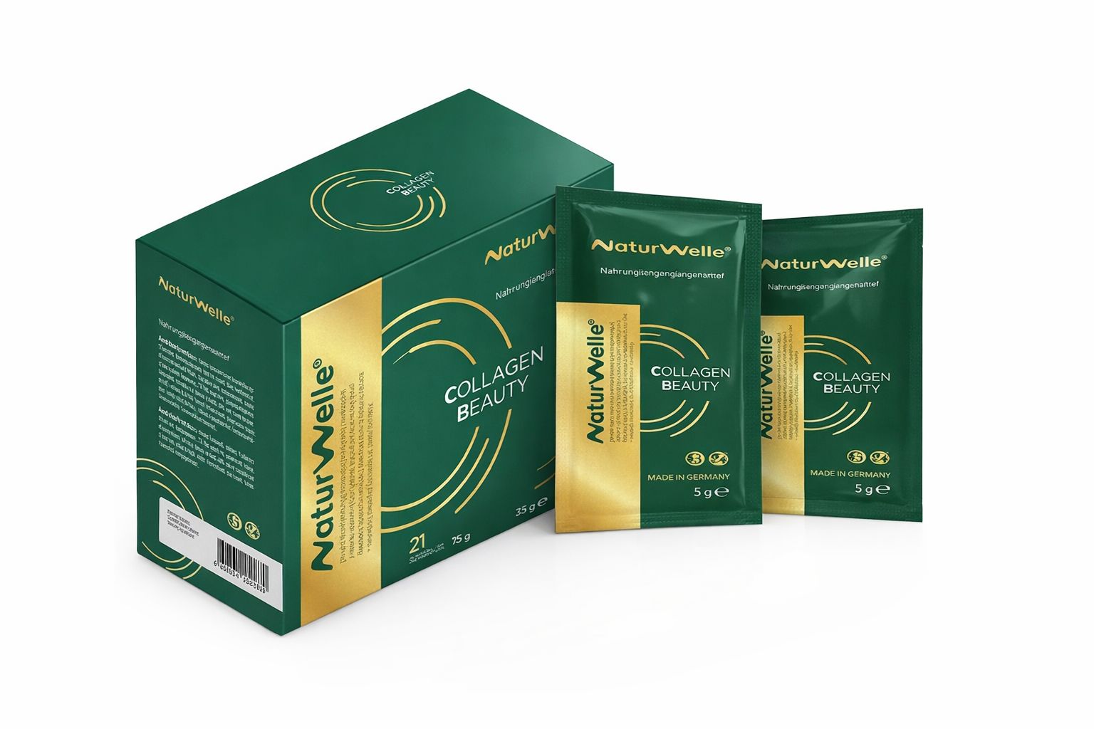 NaturWelle Kollagen Beauty Verisol®, 7in1 Formel für Haut, Haare & Nägel 315 g Pulver