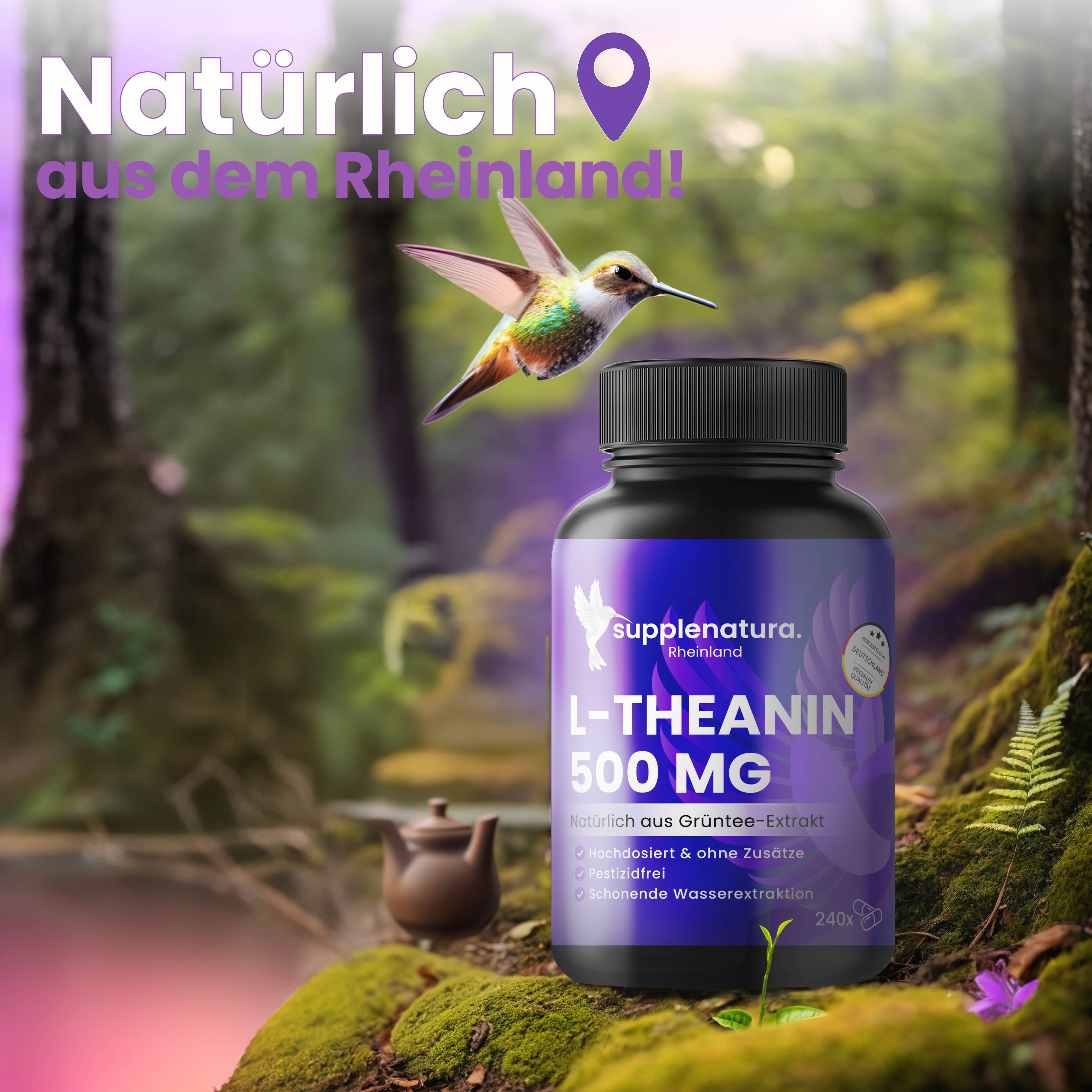 supplenatura Rheinland® - L-Theanin - Natürlicher Extrakt