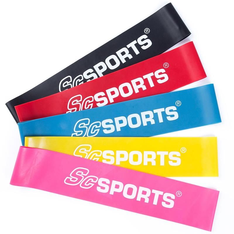 ScSPORTS® Fitnessband  0,8 mm - blau