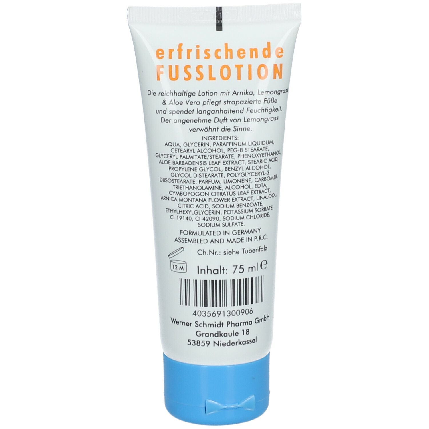 Aktiv Erfrischende Fußlotion 75 ml Lotion