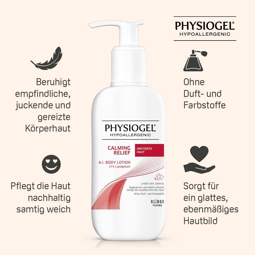 PHYSIOGEL Body Lotion – regenerierende Körperlotion für empfindliche & gereizte Haut