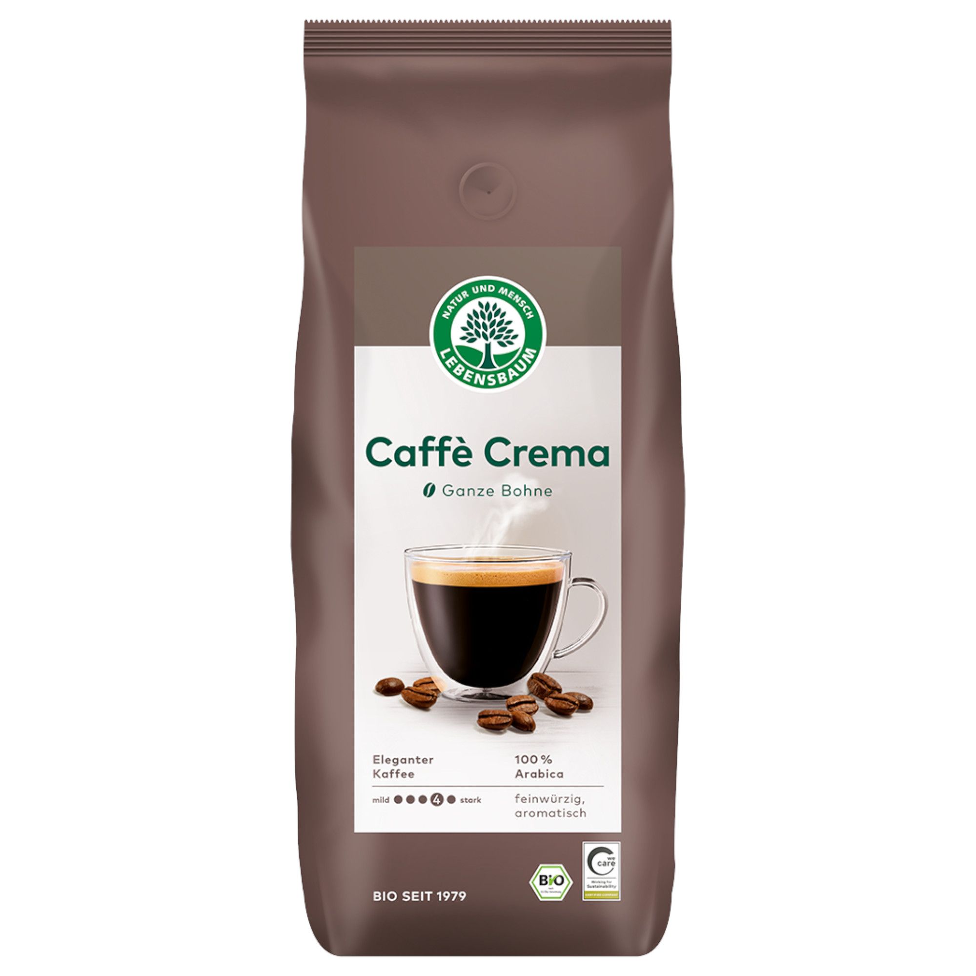 Bio Solea Kaffee Crema ganze Bohne 1000 g