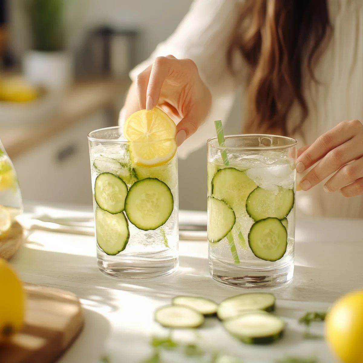 WELLNESS-DRINKS Bio-Wasserkefir mit lebenden Kefirkristallen