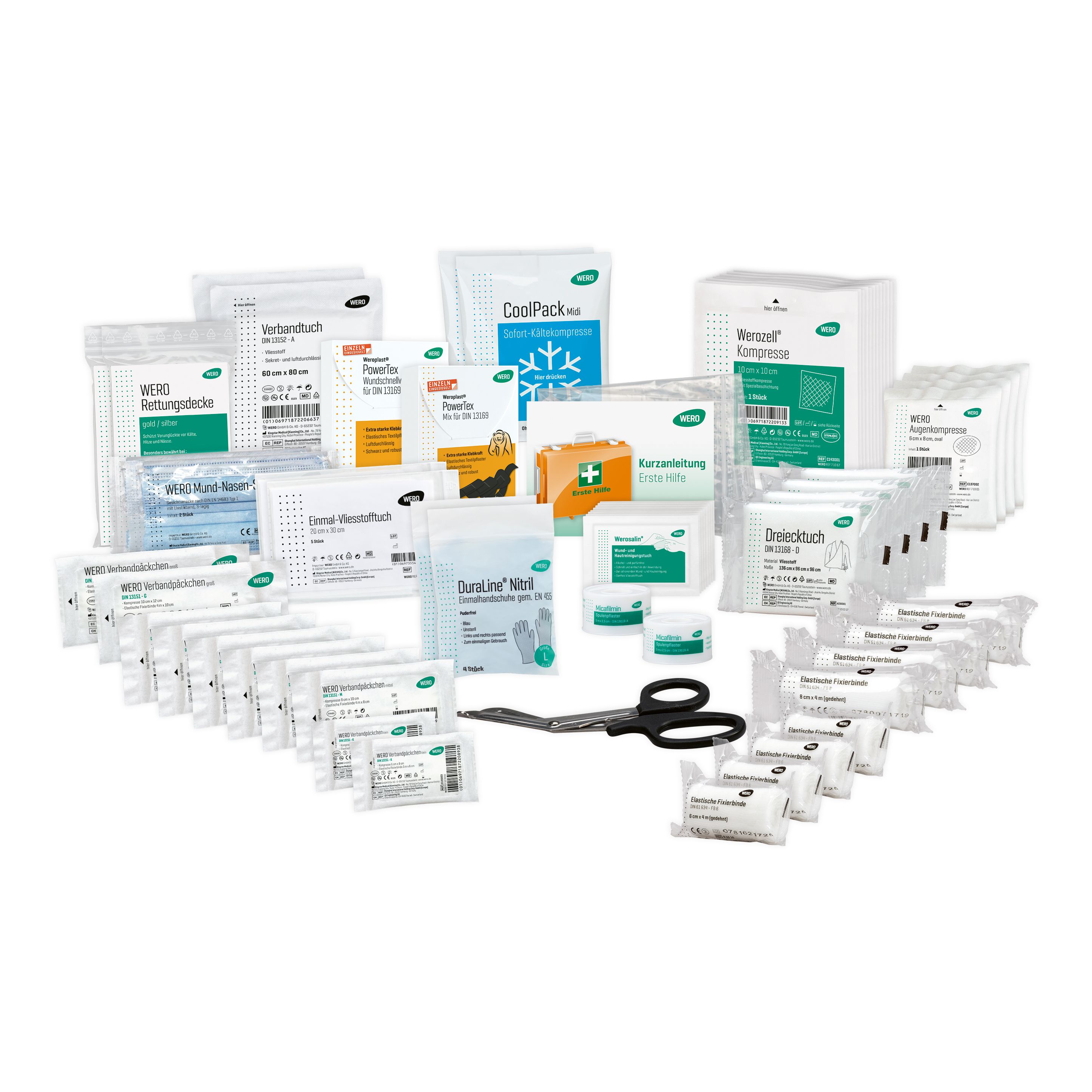 Wero Basis Füllung DIN 13169 mit Weroplast PowerTex Pflaster 1 St