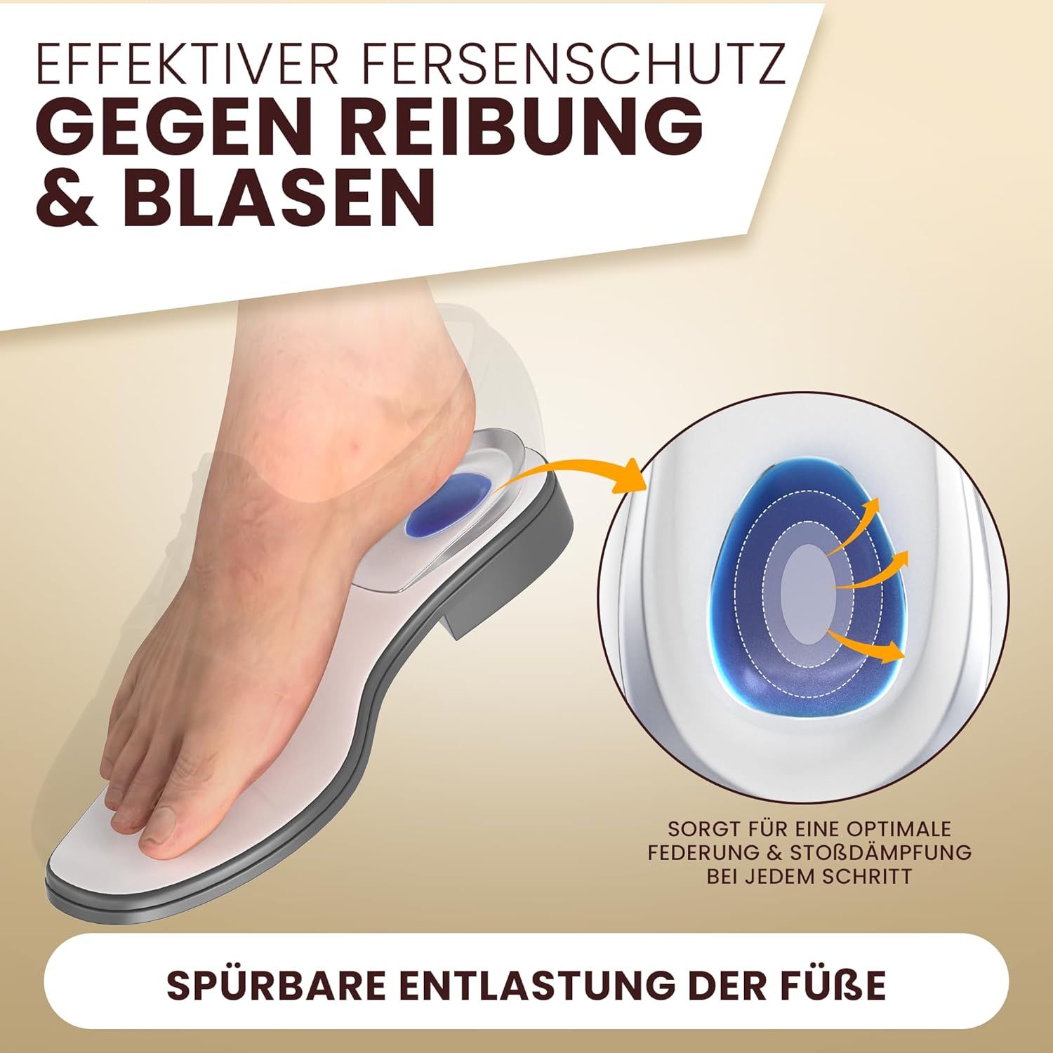 FERSENFREUND© Fersensporn Einlagen für Damen