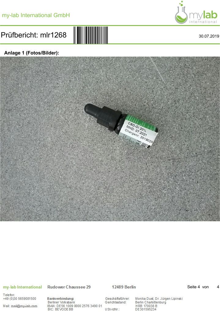 Redfood® CBD ÖL Vollspektrum 20% - 30 ml