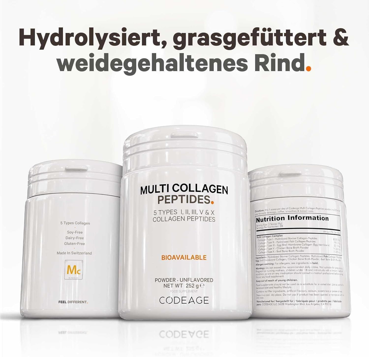 Codeage Multi Kollagen Proteinpulver Peptide