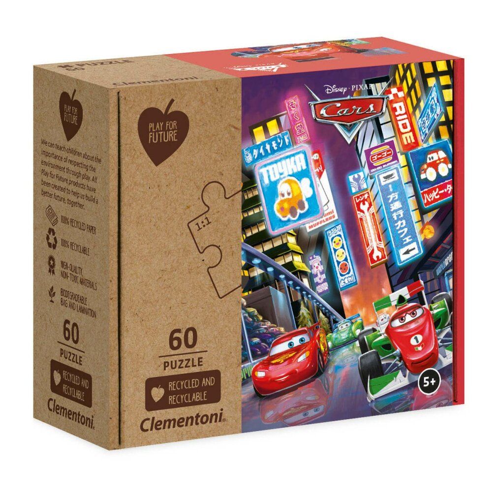 Clementoni 26999 - Cars - 60 Teile Puzzle - Play for Future