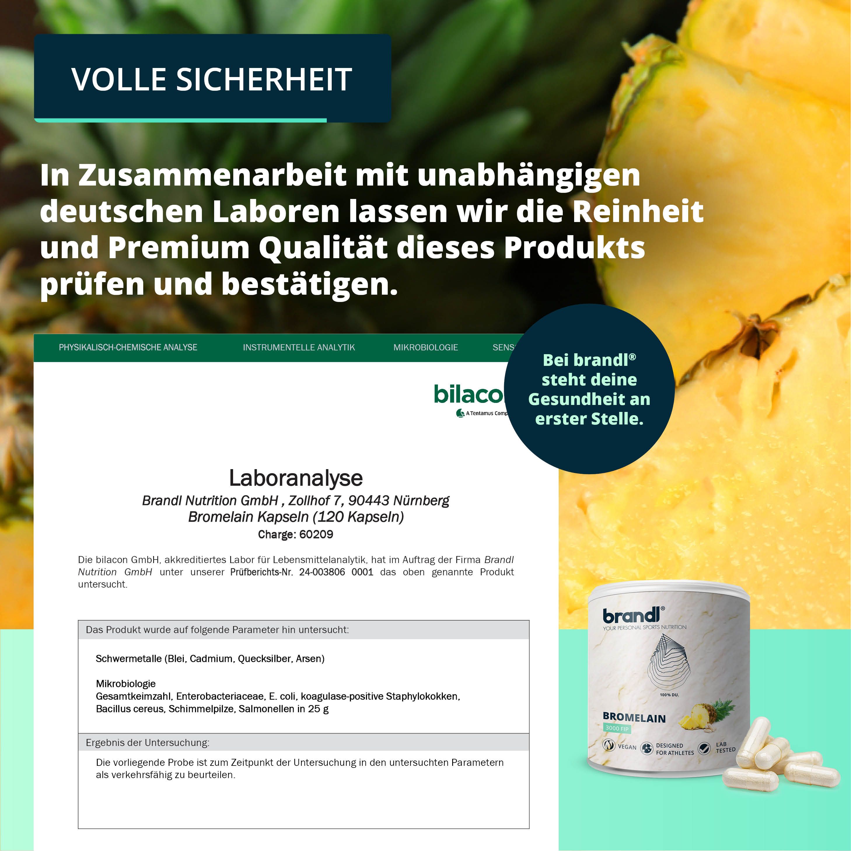 brandl® Bromelain Natürliche Enzyme aus der Ananas 60 St Shop Apotheke