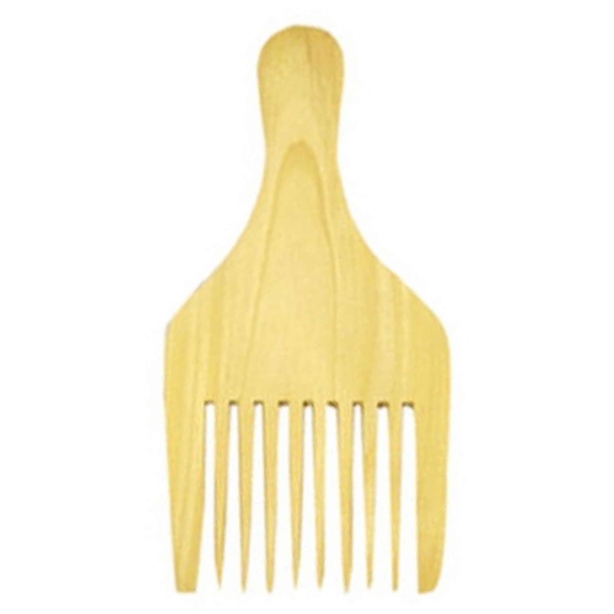 Mezzo Afro Volumenkamm Holz 10x10x10 cm