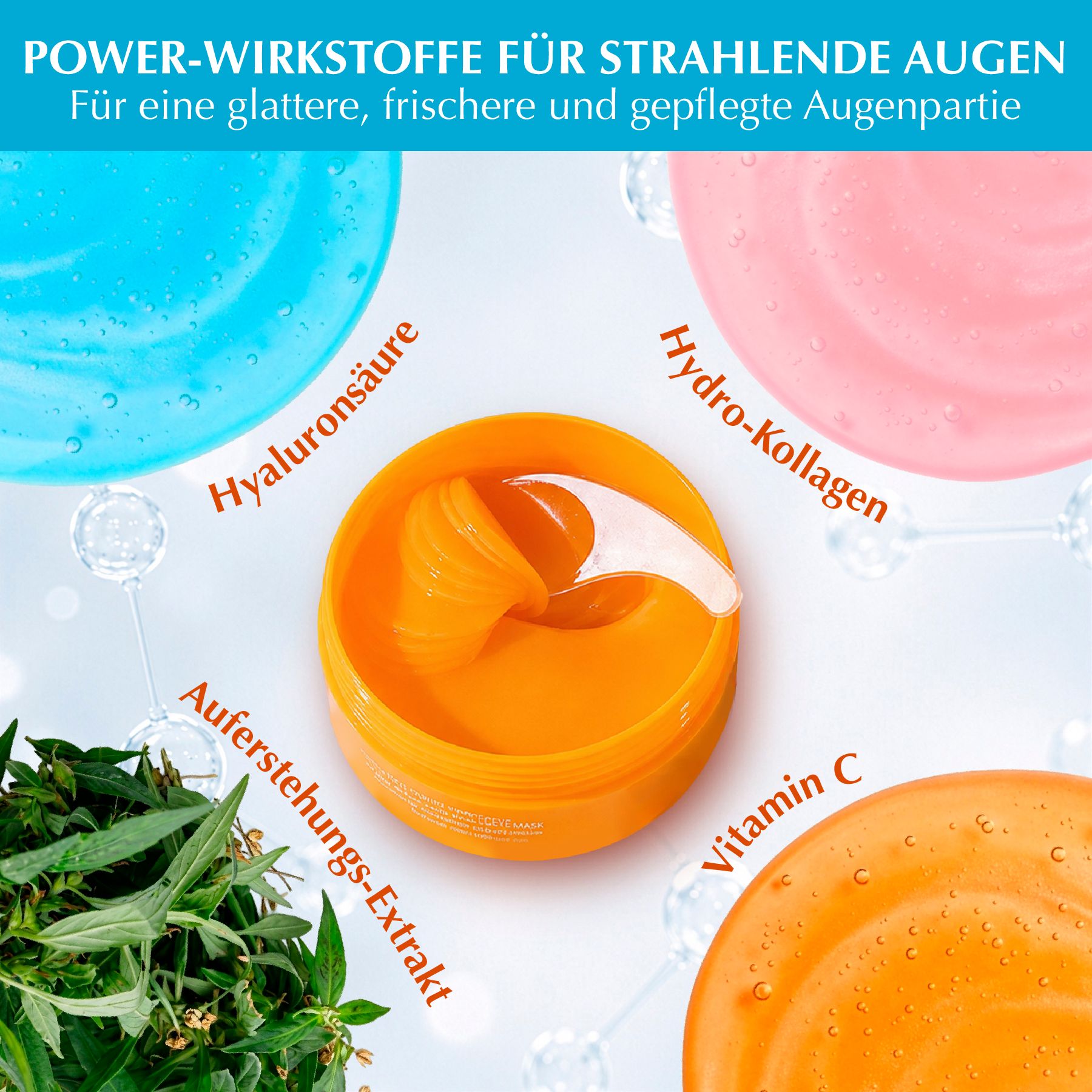 DR.RASHEL Augenpads Kollagen Gel Augenmaske Anti-Falten Vitamin C