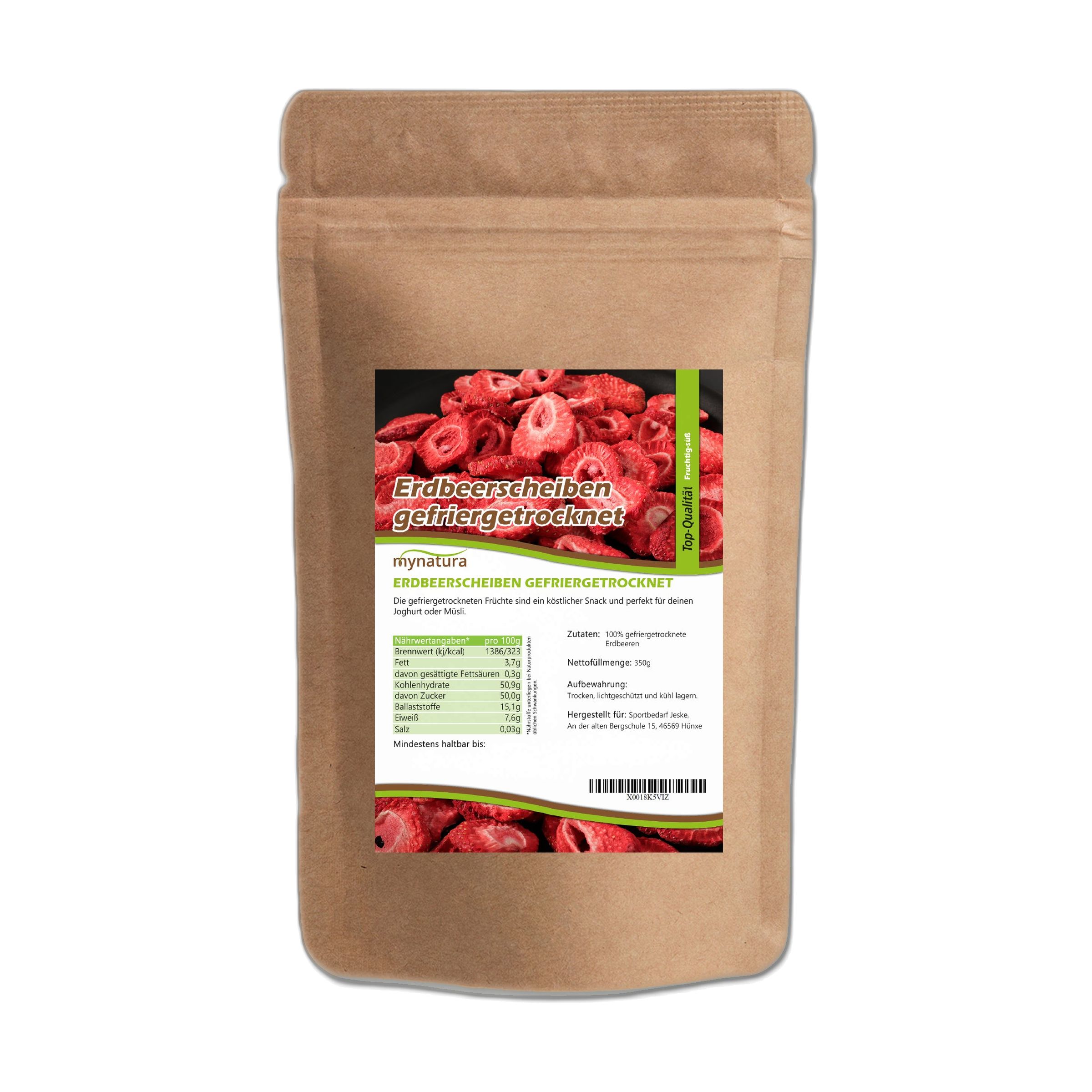 Mynatura Erdbeerscheiben gefriergetrocknet 700 g
