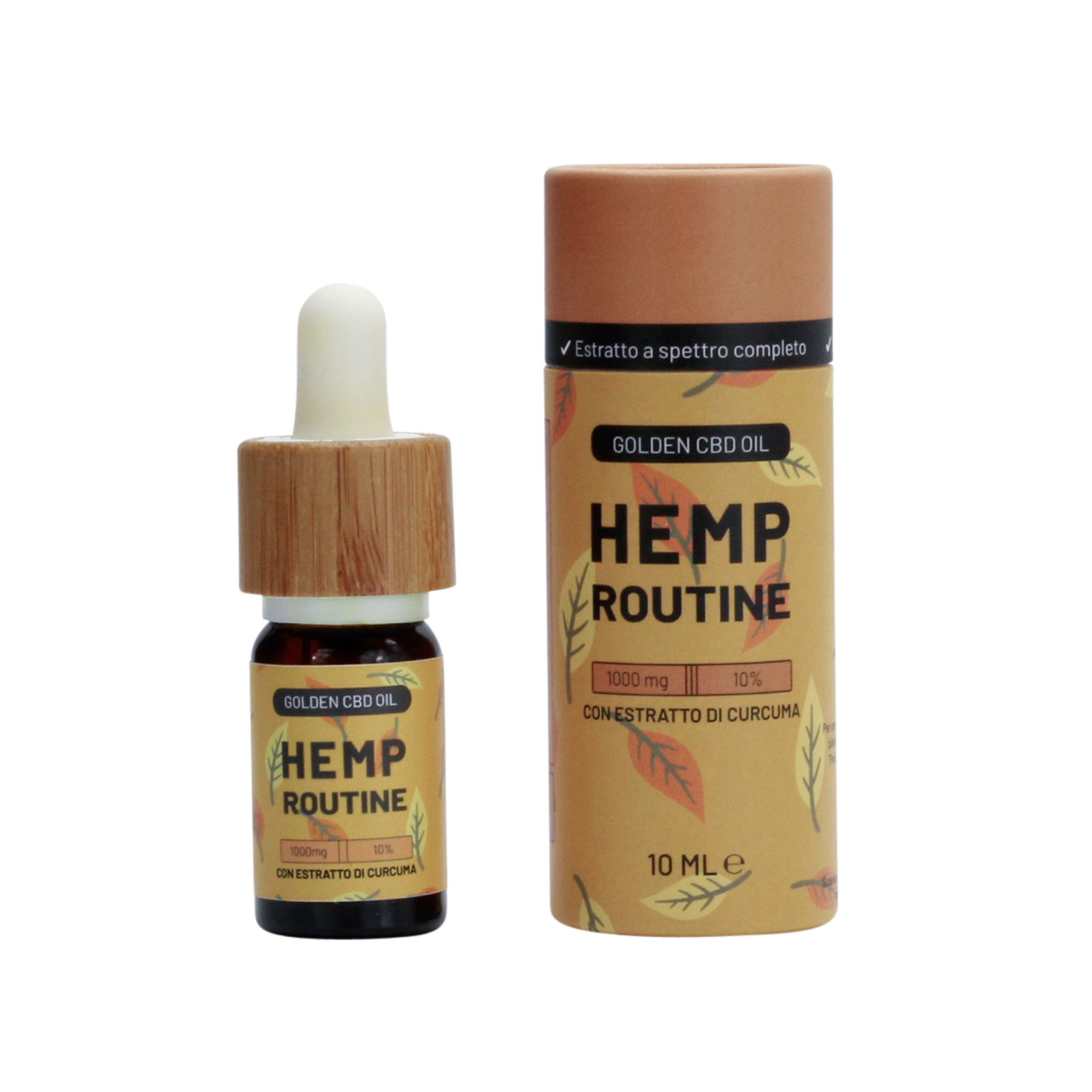 HEMPROUTINE Olio di CBD Golden 10%
